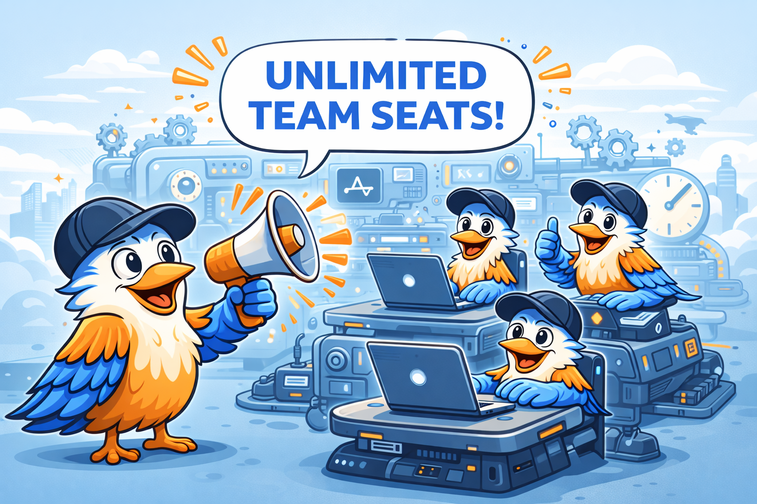 Unlimited Team Seats on All Plans